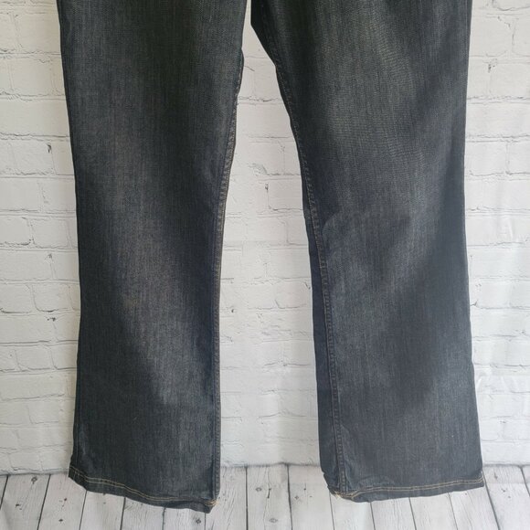 Lucky Brand Jeans Size Bootcut Flap Pockets Dark Blue Womens Size 10/30 EUC - Picture 4 of 12